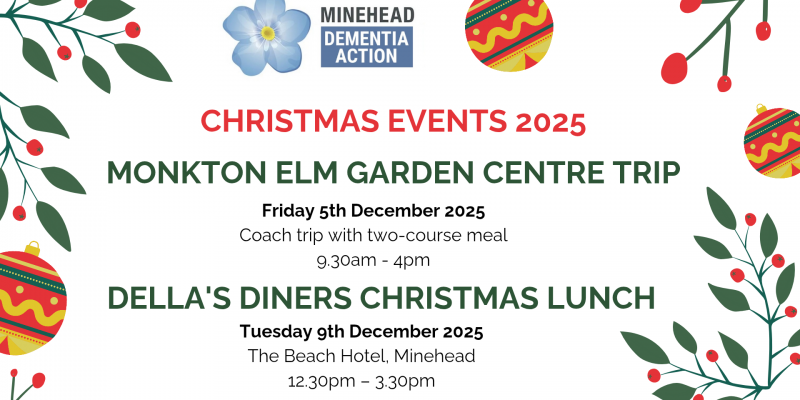 Festive events with Minehead Dementia Action